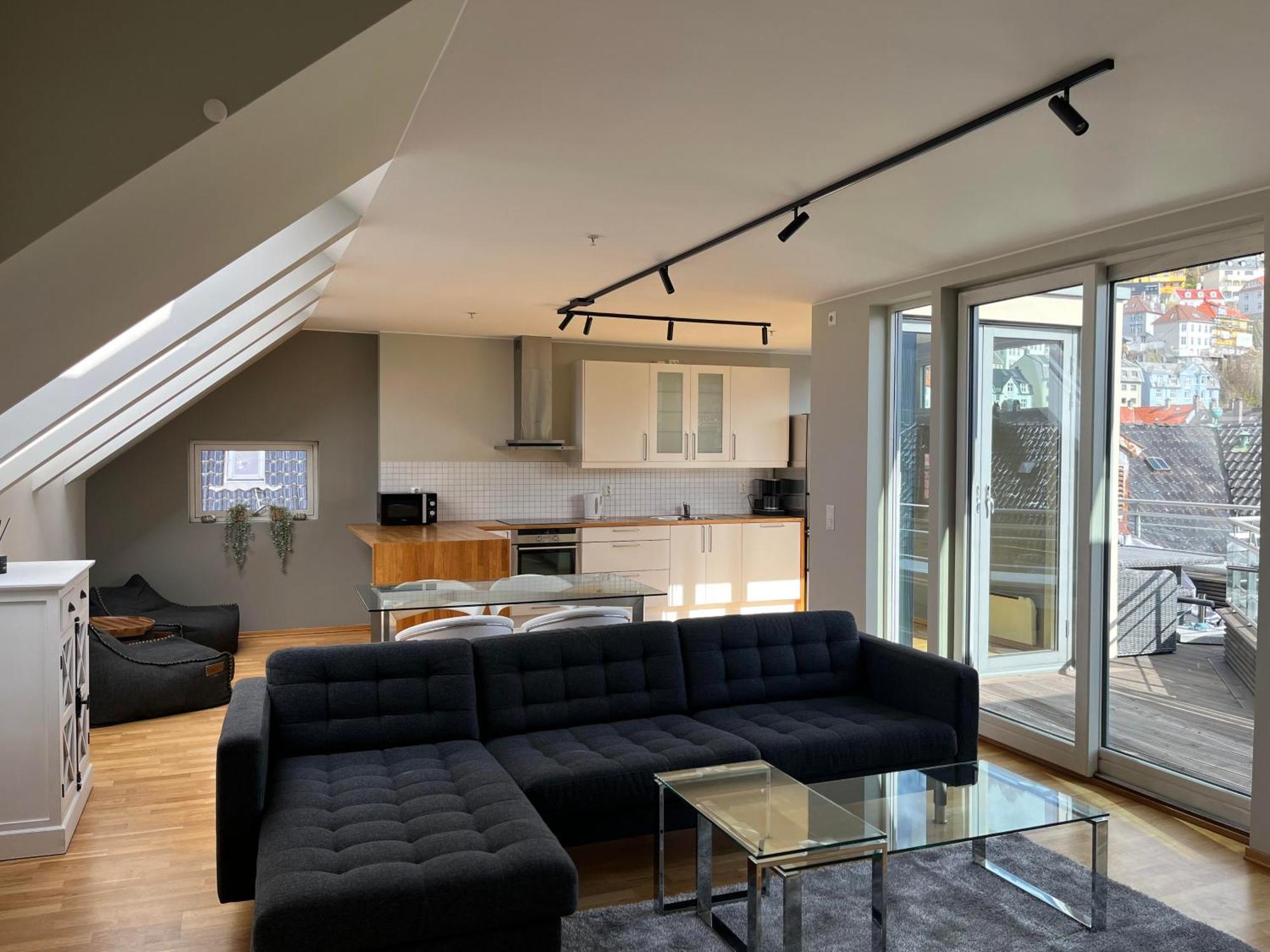 Veversmauet Apartments เบอร์เกน ภายนอก รูปภาพ